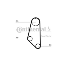 Contitech HTDH 1057 9525M 20 Water Pump & Timing Belt Kit CT720WP1