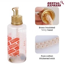 Dental lab Empty Plastic Alcohol Torch Alcohol Burner Lamp Bottle Chemical Wax