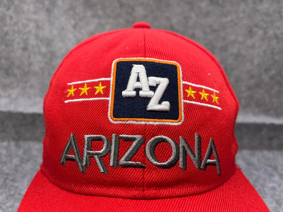 Gorra Arizona Blackhawk Joy con correa trasera adulto roja 100 % acrílico al aire libre Foto 2 de 4