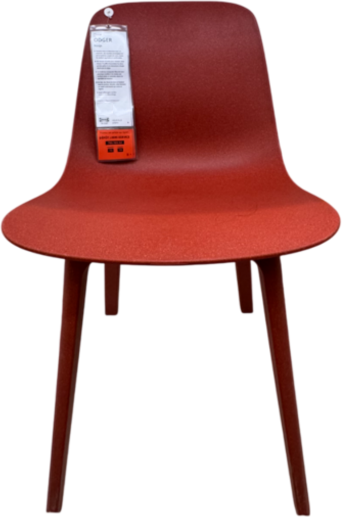 IKEA ODGER チェア ベージュ・レッド Brand New IKEA ODGER Red Dining Chair 705.165.52 | eBay