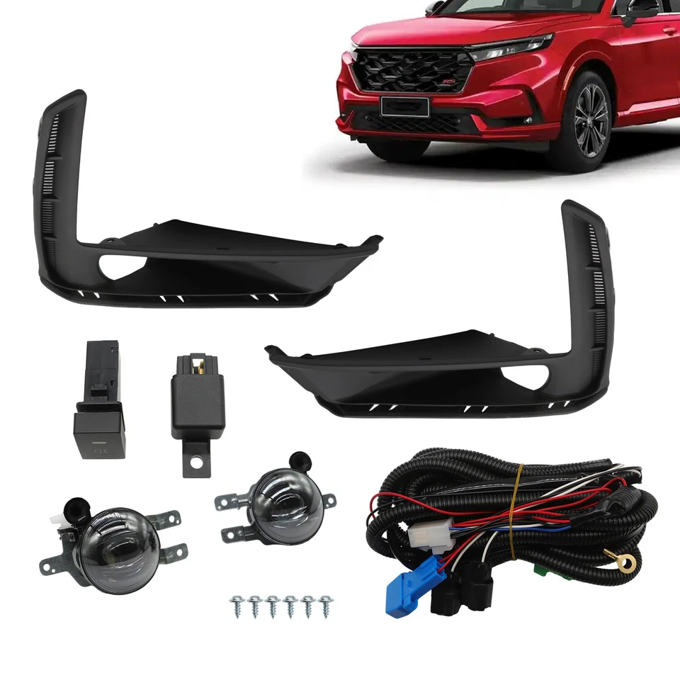 Luces antiniebla LED para parachoques Honda CR-V 2023-2025 luces de conducción con interruptor izquierda+derecha Foto 3 de 4