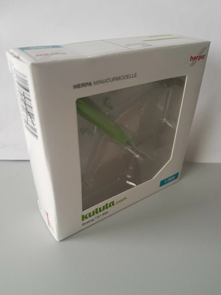 1:500 Herpa Wings 523325 Kulula Boeing 737-800 Reg. ZS-ZWA, NUOVO & IMBALLO ORIGINALE RARO - Immagine 3 di 4
