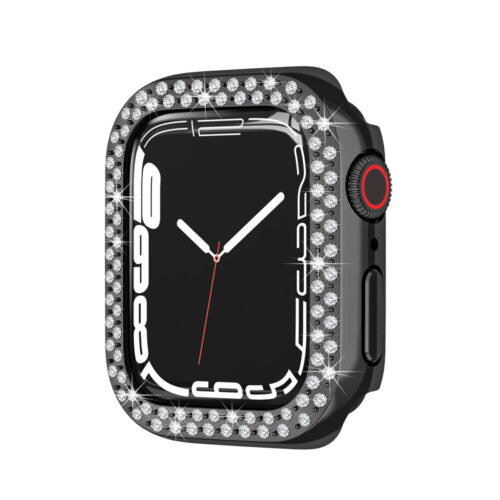 Brillante Funda con Marco de PC para Apple Watch 9 8 7 6 5 4 SE iWatch 40/44/41/45 mm - Imagen 4 de 42