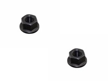 Lot of 2 New 3/8" x 26T Axle Nuts for Front Wheel Black or Chrome Bikes Cycling