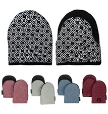 Heat Resistant Thick Soft Quilted Lining Kitchen Mini Oven Glove Mitts