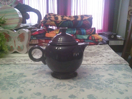Homer Laughlin Fiesta Ware Plum Large Teapot