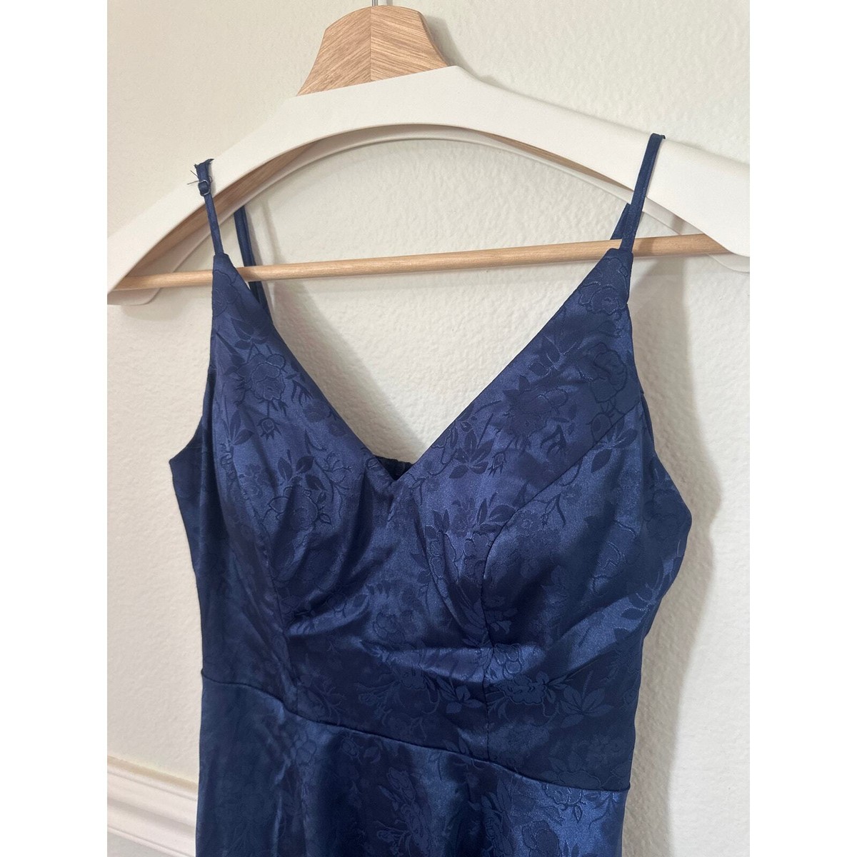 b darlin dresses navy blue NWT B Darlin Fit & Flare Off white Lace Top Navy Blue Skirt Dress Sz 3/4 Juniors