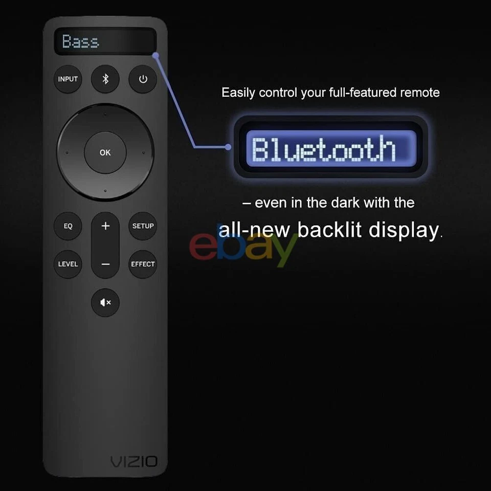 Nuevo Genuino D41-H Para Vizio Pantalla Retroiluminada Barra de Sonido Control Remoto V21-H8R V21D-J8 D21 Foto 4 de 4