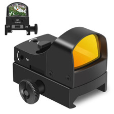 Tactical Mini 3MOA Red Dot Mirino Reflex Cannocchiale da puntamento con attacco Picatinny 20 mm guida