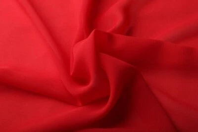 CHIFFON Stoff Meterware weich fallend fein Kleid Bluse Stola ROT EUR 4,99/m - Bild 1 von 2