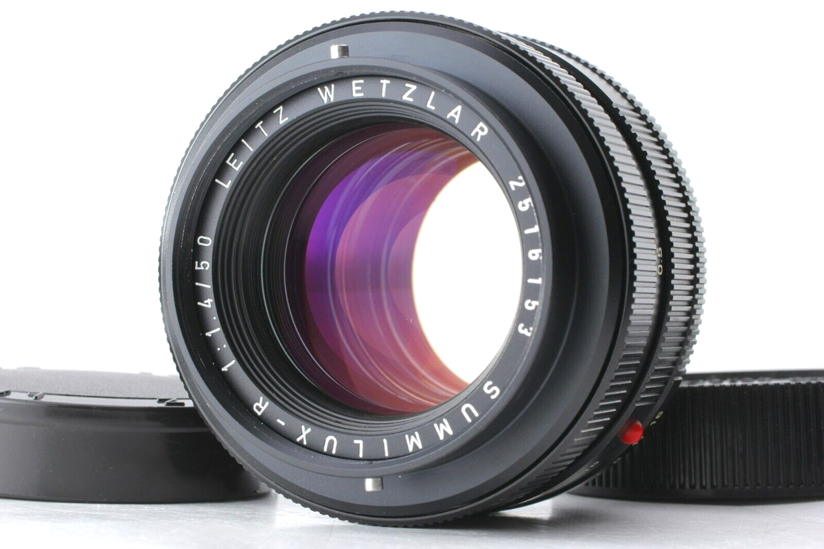 MINT】 Leica Leitz Summilux-R 50mm f1.4 3 Cam Lens for R3 R4 MINT】 Leica Leitz Summilux-R 50mm f1.4 3 Cam Lens for R3 R4