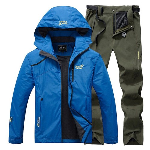 New Waterproof Fishing Suit Set Thin Hooded Jacket Outdoor Breathable Quick Dry - Picture 14 of 40