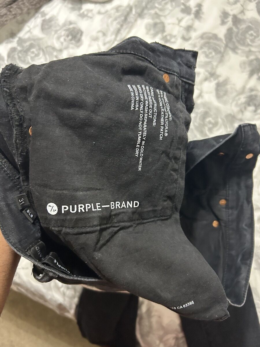 Purple Brand Jeans Mens Drop Fit Mid Rise Slim Leg P002 Purple Brand Jeans Mens Drop Fit Mid Rise Slim Leg P002
