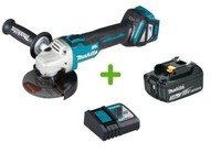 Makita DGA511Z 18V Akku-Winkelschleifer DGA511 Mit 1X Akku 18V 3Ah + LadegeräT