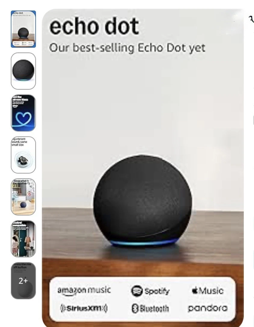 Amazon Echo Dot (4th Generation) Alexa Smart Speakers for sale - eBay