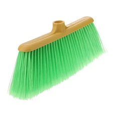 Broom Head Replacement - Plastic Soft Bristle Broom Head for Indoor and Outdo...