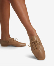 Capezio EJ1 Lace Up Jazz Shoe Caramel FREE SHIPPING
