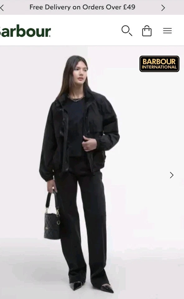 Barbour  Women's Lolita Showerproof Jacket New Size M Rrp 179 - Image 3 of 4