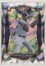 2021 Panini Select Premier Cracked Ice Prizm 2/25 Framber Valdez #114 9o3