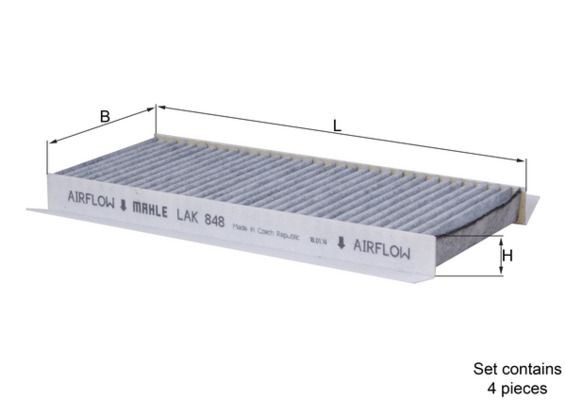 Filter Innenraumluft Knecht Lak 848 S FÜR Bmw-image