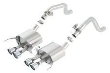 Borla 11877 Axle-Back Exhaust System 2014-2016 Chevy Corvette C7 6.2L w/AFM w/o