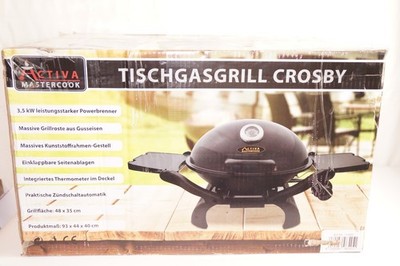 ACTIVA Gasgrill Camping Crosby | Tischgrill I mobiler Grill I Tischgasgrill NEU