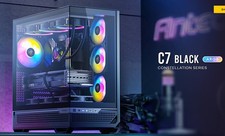 Antec C7-ARGB ATX,E-ATX Seamless Panoramic 270 View, USB-C, 4x ARGB PWM Fans.