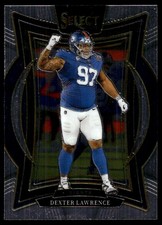 Dexter Lawrence 2024 Panini Select #52 Giants Insert ? SEE SCAN! FREE SHIPPING
