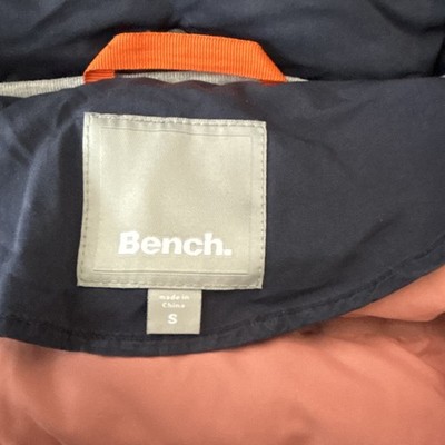 Bench Steppjacke Mädchen dunkelblau rosa mit Kapuze Größe S