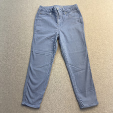 Seven7 Pants Women's 10 Blue Stretchy Comfort High Rise Skinny Crop