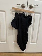Natalie Dancewear Women's Leotard Size M  Black Turtleneck Open Back