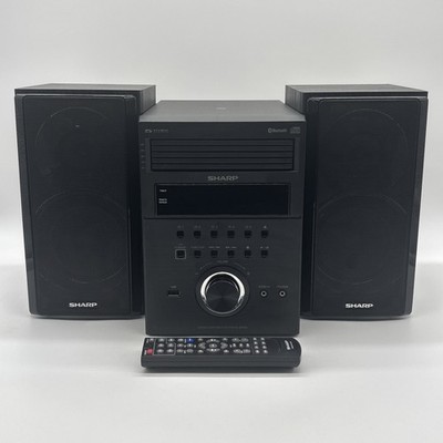 Sharp XL-BH250 Micro Component System 5 Disc CD Changer Radio Bluetooth - Tested