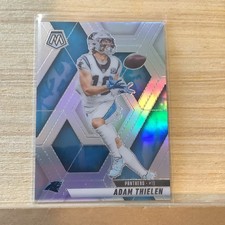 2025 Panini Mosaic Silver Prizm Adam Thielen Carolina Panthers #223 P-1