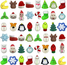 48 PCS Mochi Squishy Toys - Squishies Christmas Toys for Kids, Girls  Boys - To