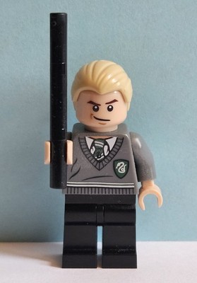 New Lego Harry Potter - Draco Malfoy Minifigure with Wand  4841