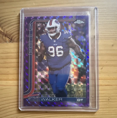 Topps 2025 Topps Chrome Deone Walker Buffalo Bills RC #360 49/75 - Bild 1 von 4
