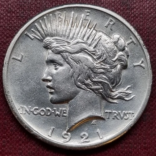 1921 Peace Dollar 1$ AU - UNC #98445