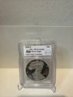 1992 S $1 PROOF AMERICAN SILVER EAGLE ICG PR 70 DCAM OWNER AUSTIN HUTTO SIGNED