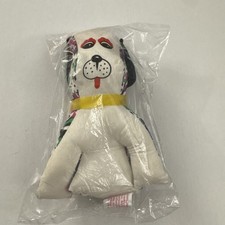 Vintage Shalom Toy Co 8 Polyester Cotton Retro Stuffed Dog D16