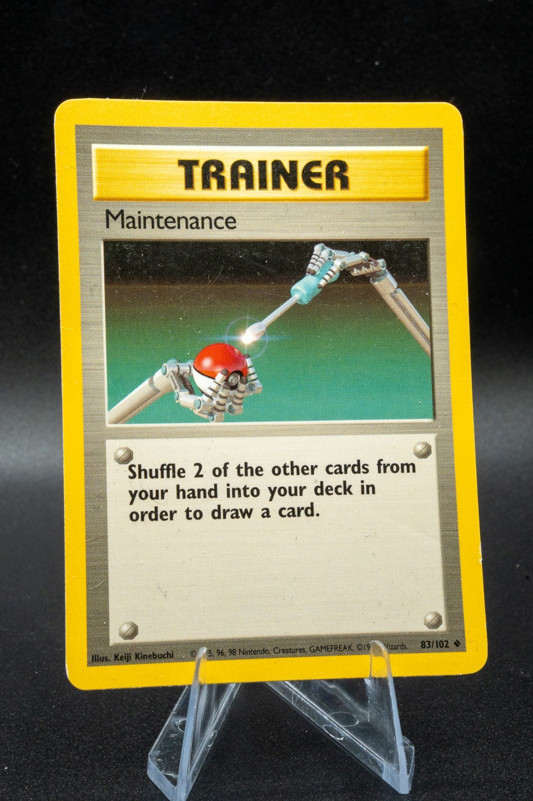 Maintenance Uncommon Normal Base Set 2 112/130 LP Pokémon TCG Light Play LP +