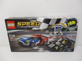 LEGO 75881 SPEED CHAMPIONS 2016 Ford GT & 1966 Ford GT40 ORIGINAL BOX & BA