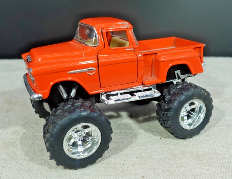 Kinsmart Pull Back 1956 Chevy Stepside Pickup Truck - Image 3 of 4