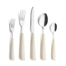 Silverware Set Stainless Steel Colorful Handle Tableware Kitchen Flatware Set...