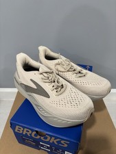 New - Brooks Glycerin Max Almond Peach London Fog White Women's 11 B Sneaker