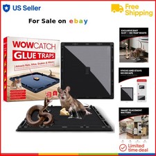 Large Heavy Duty Sticky Traps 6 Pack for Mice Rats Snakes Pest Control