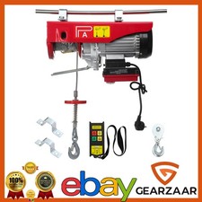 Elektrische Seilwinde 400Kg /800Kg Elektrowinde Motorwinde Hub Seilhebezug PA800