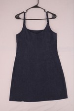 Express Women’s Navy Faux Suede Mini Dress Size 11/12 Adjustable Straps