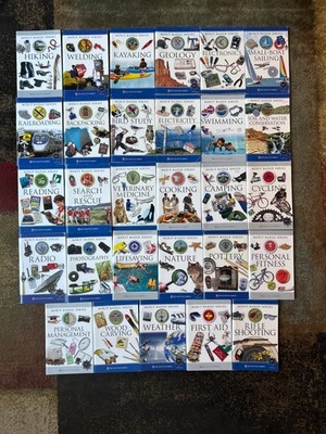Lot of 29 Boy Scouts Of America BSA Merit Badge Series Books - VG - LN