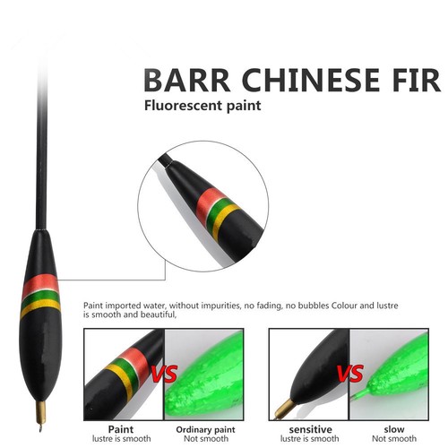 1.5+6g 1.5+5g 1.5+4g Wooden Fishing Floats Set Bobbers Tackle UK SG 3Pcs - Picture 2 of 8