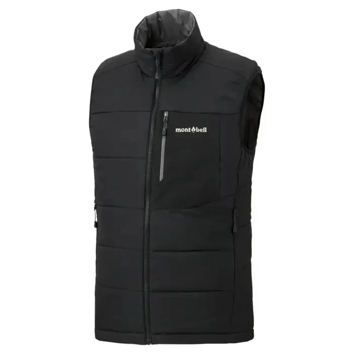 Montbell Medium insulated Thermawrap Reversable Men Vest - Black excellent image 4